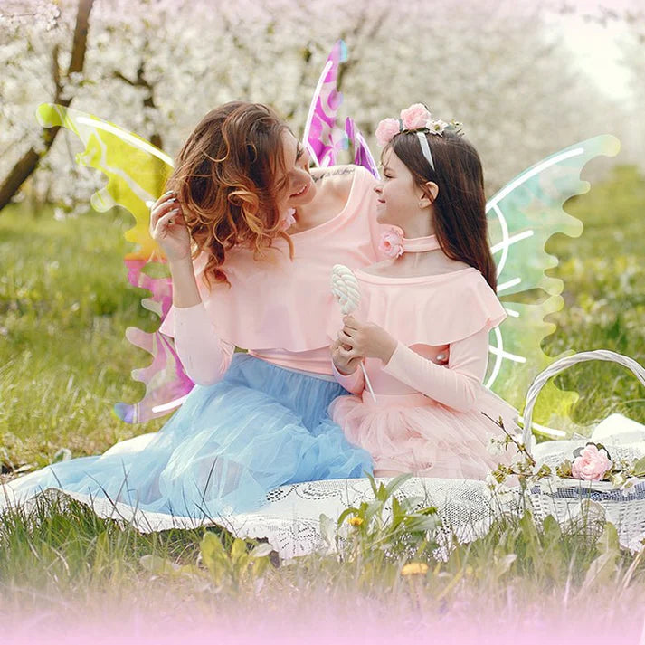 Battery Operated RGB LED Moving Fairy Wings - Transform into an Enchanted Being!